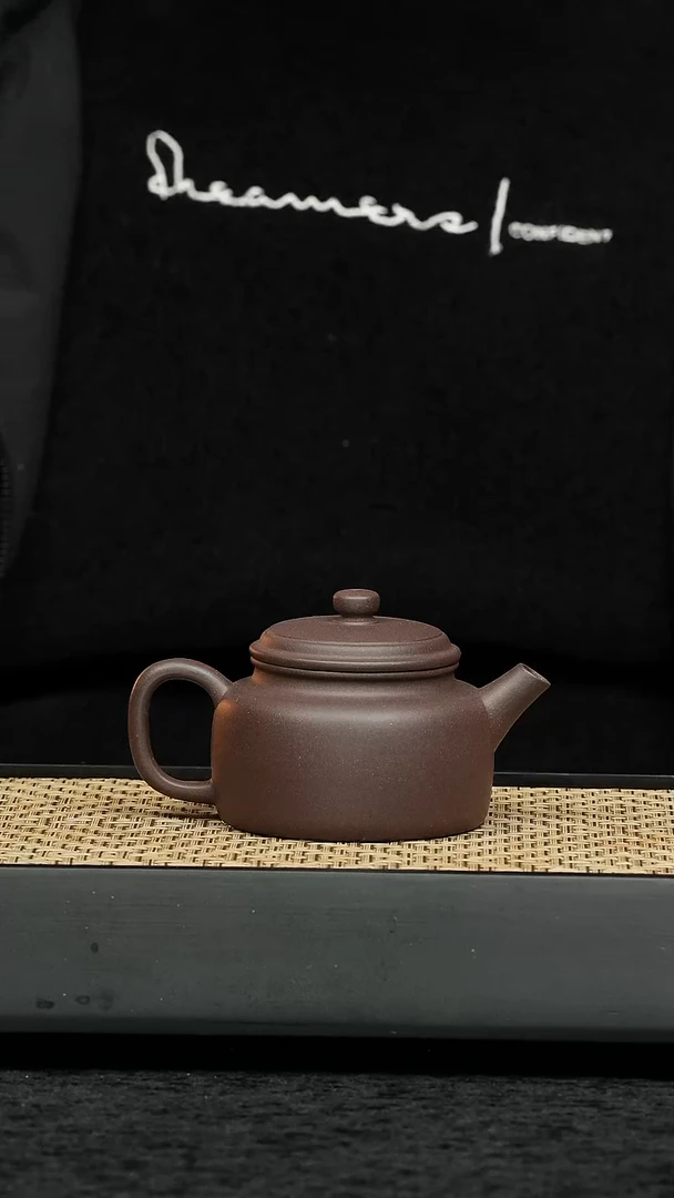 茶壶紫砂五堂 德钟130cc(大嘴）