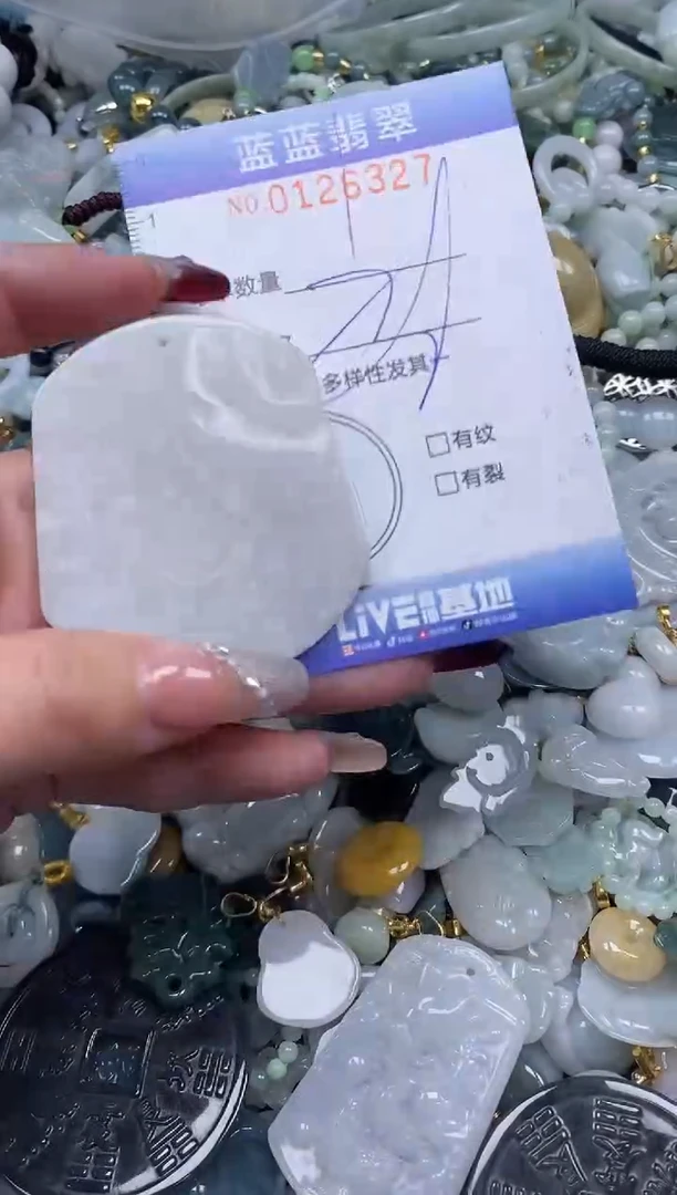 【闪购商品】翡翠颈饰未镶嵌闪购0126327多样性发其一