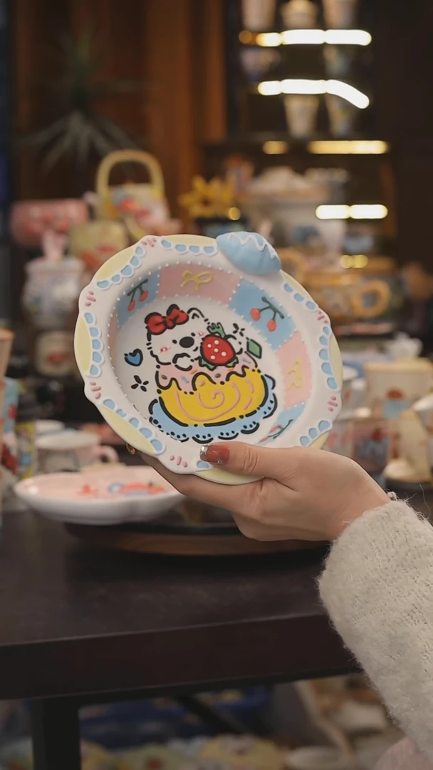 景德镇釉下彩绘设计师款式陶瓷