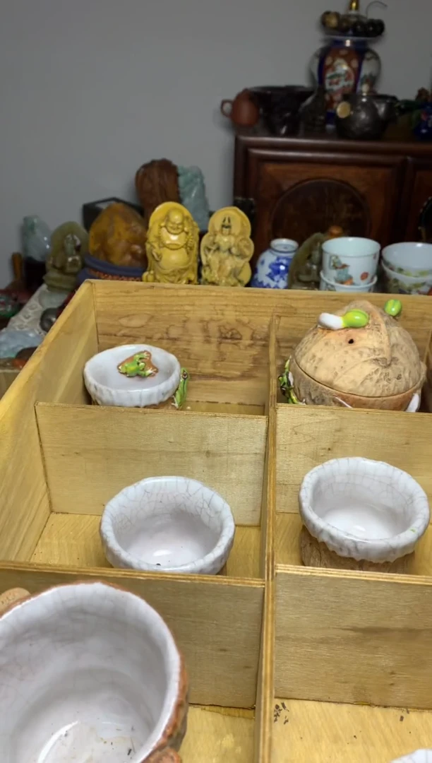 紫砂盖碗瓷器默认微瑕瓷器