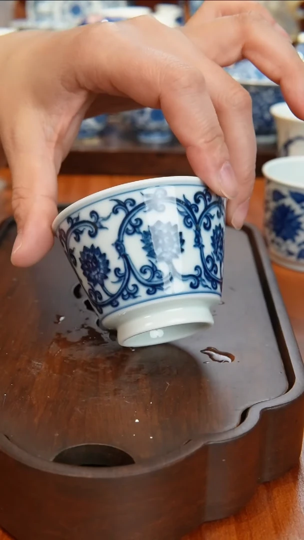 【闪购商品】景德镇镹曰手工手绘柴窑茶具