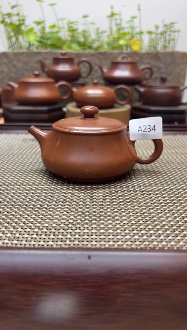 【闪购商品】朱泥茶壶原矿全手工  A234 150cc