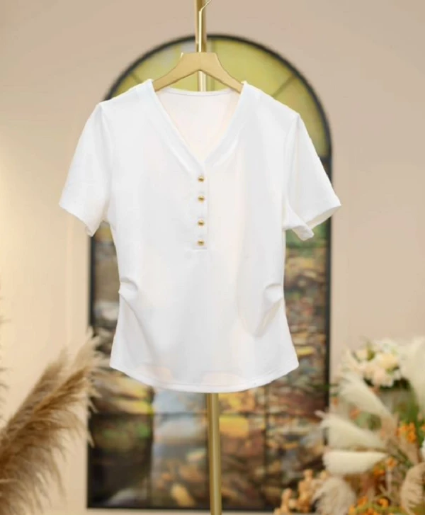 【SS】极简主义|夏季新款百搭时尚纯色短袖气质显瘦洋气宽松短袖女