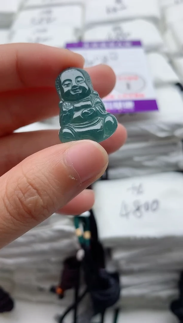 翡翠未镶嵌颈饰········