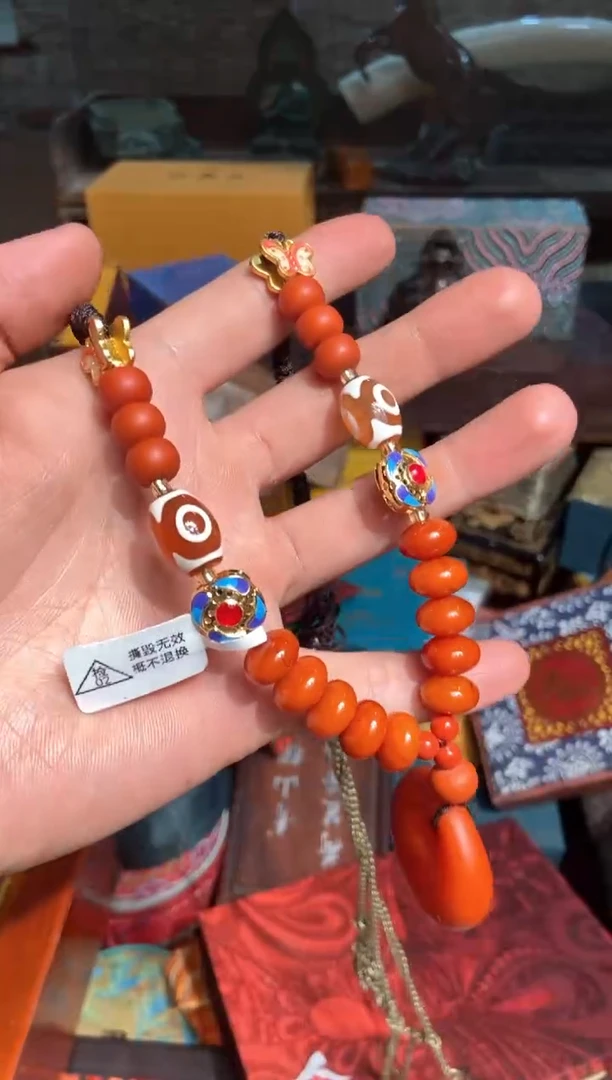 【闪购商品】琥珀颈饰未镶嵌爱爱爱爱爱爱专属69