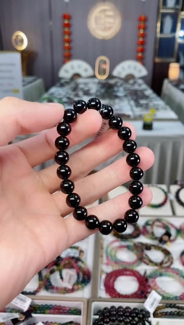 未镶嵌老矿碧玺单圈手串8mm+碧玺xion多样性发一条