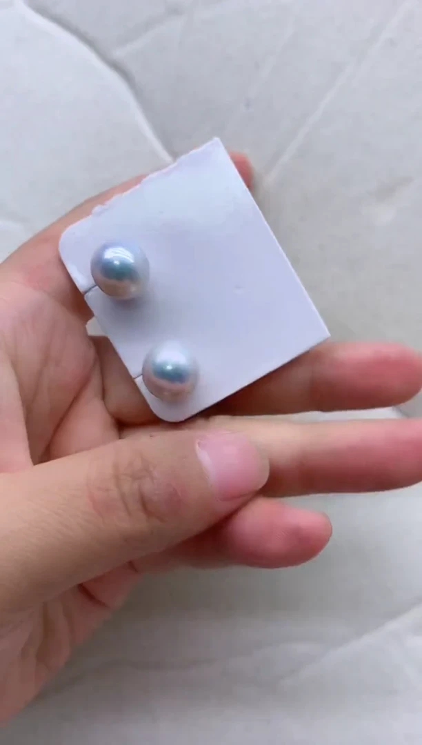 【闪购商品】淡水珍珠耳饰银S925镶嵌淡水珍珠耳饰