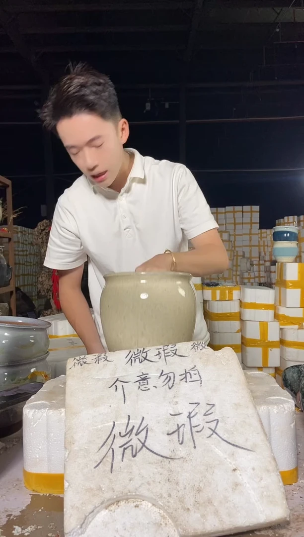 宜兴粗陶花盆盆盆19*21