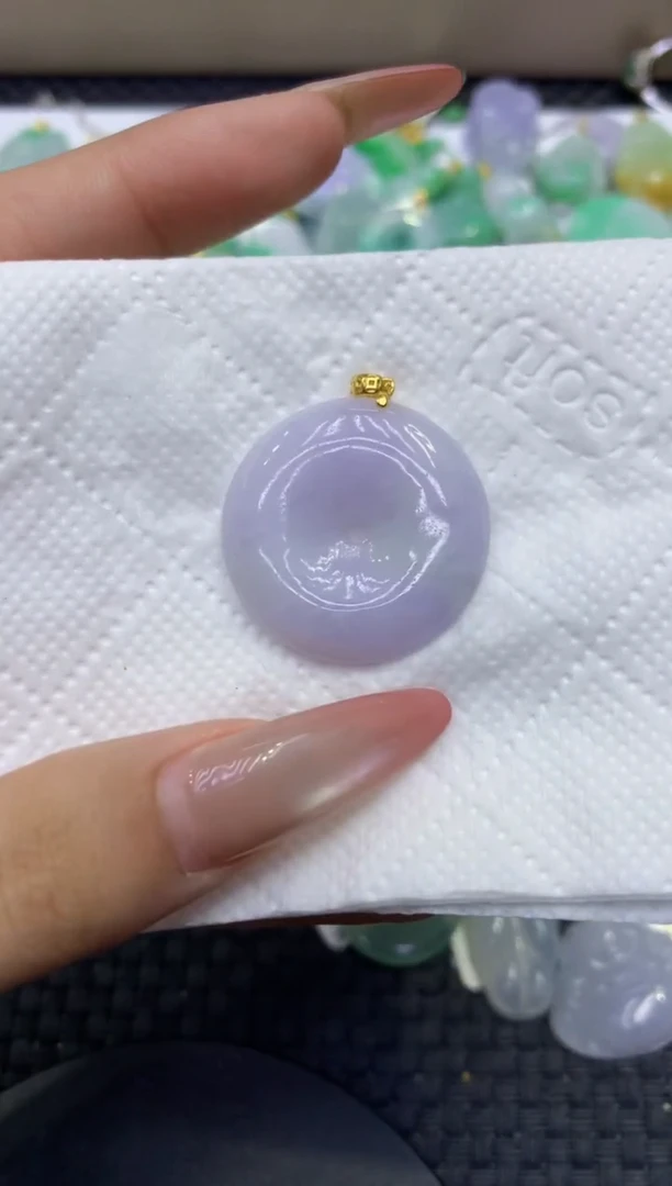 颈饰未镶嵌翡翠天然缅甸A货翡翠