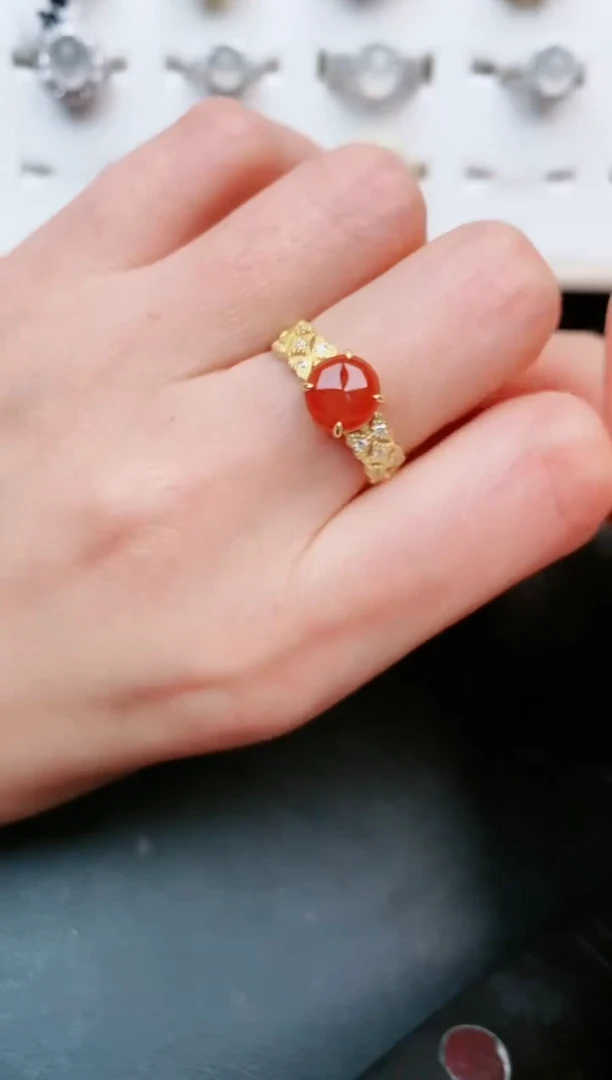 【闪购商品】翡翠戒指银S925镶嵌.....