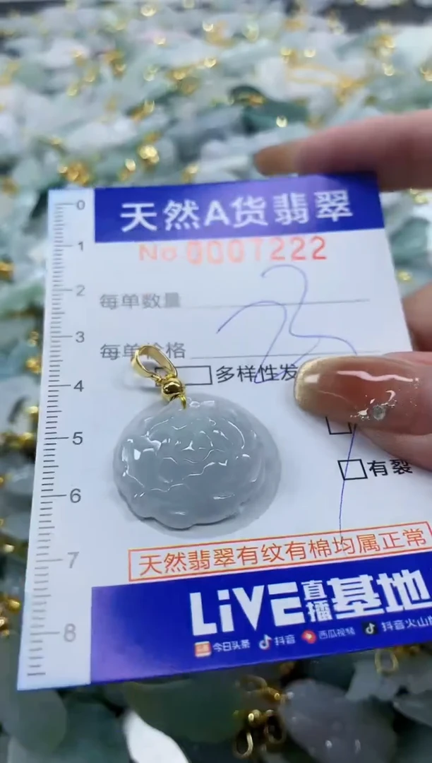 颈饰未镶嵌翡翠天然A货翡翠