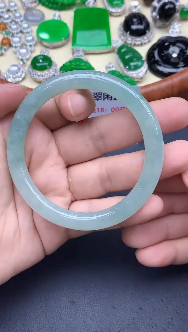 未镶嵌手镯翡翠165-中国好珍宝