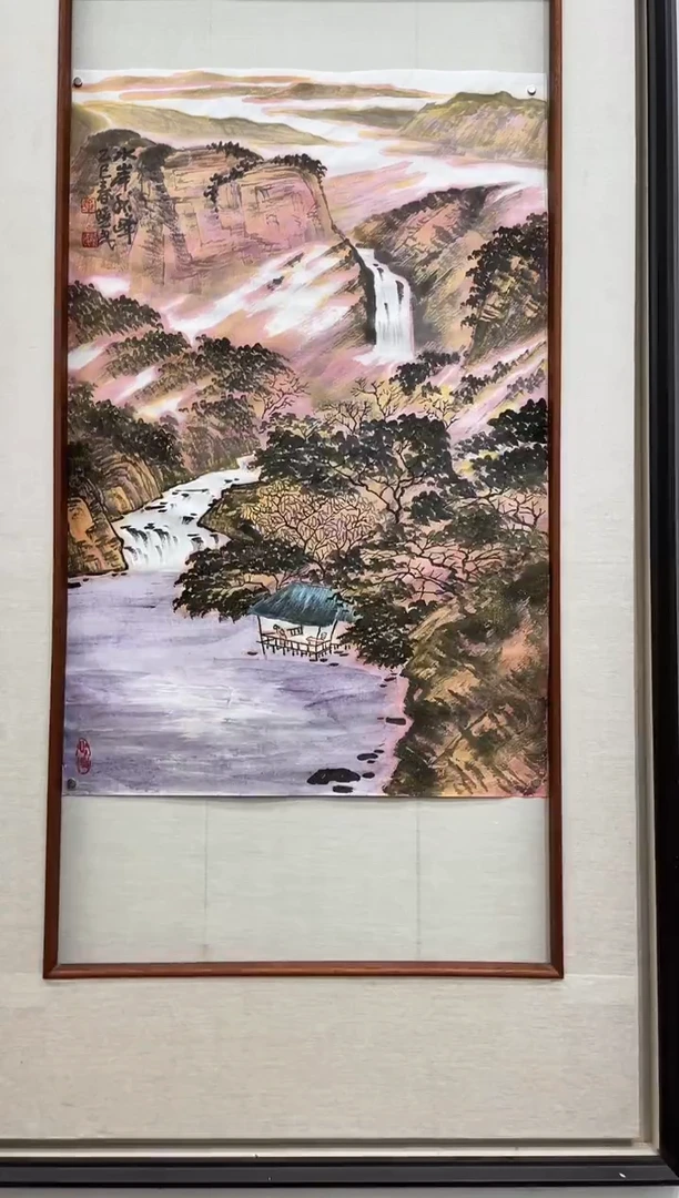 国画Y-毕老师绘画作品-2.7平尺（带荣宝斋宁波防伪证书）