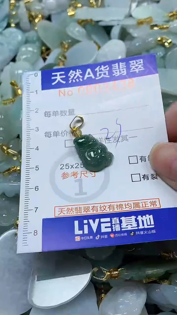 颈饰未镶嵌翡翠纯天然a货翡翠