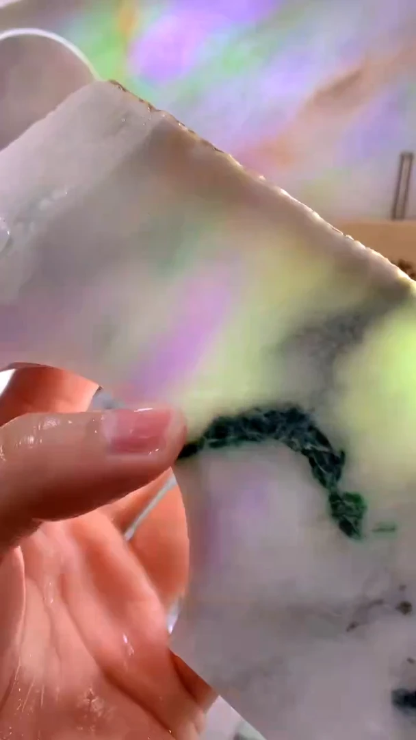 翡翠裸石翡翠散珠裸石天然缅甸翡翠A货547