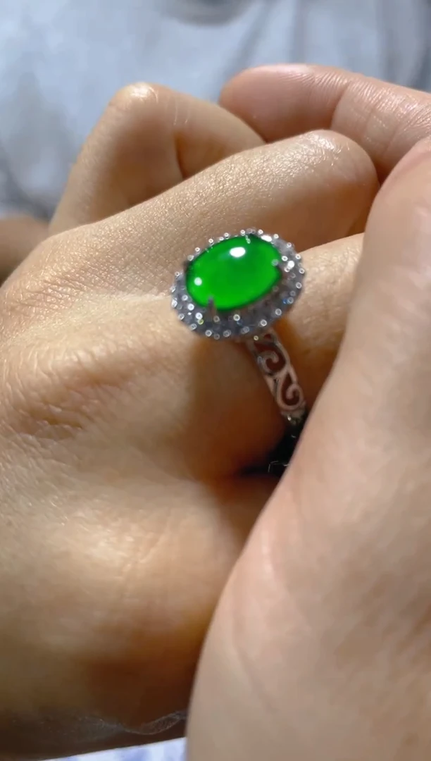 【闪购商品】翡翠戒指未镶嵌天然A货翡翠多样性发货拍一发一