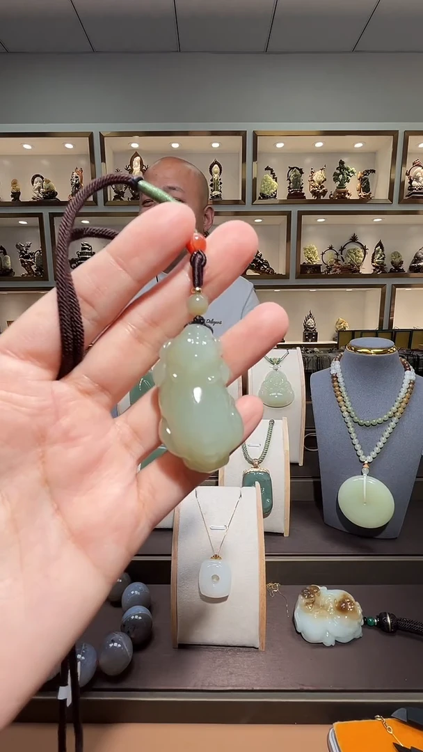 和田玉未镶嵌挂件苏