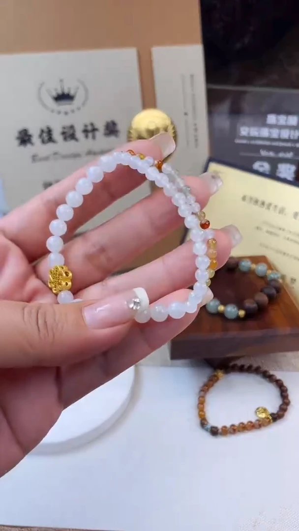 未镶嵌手链翡翠定制珠宝