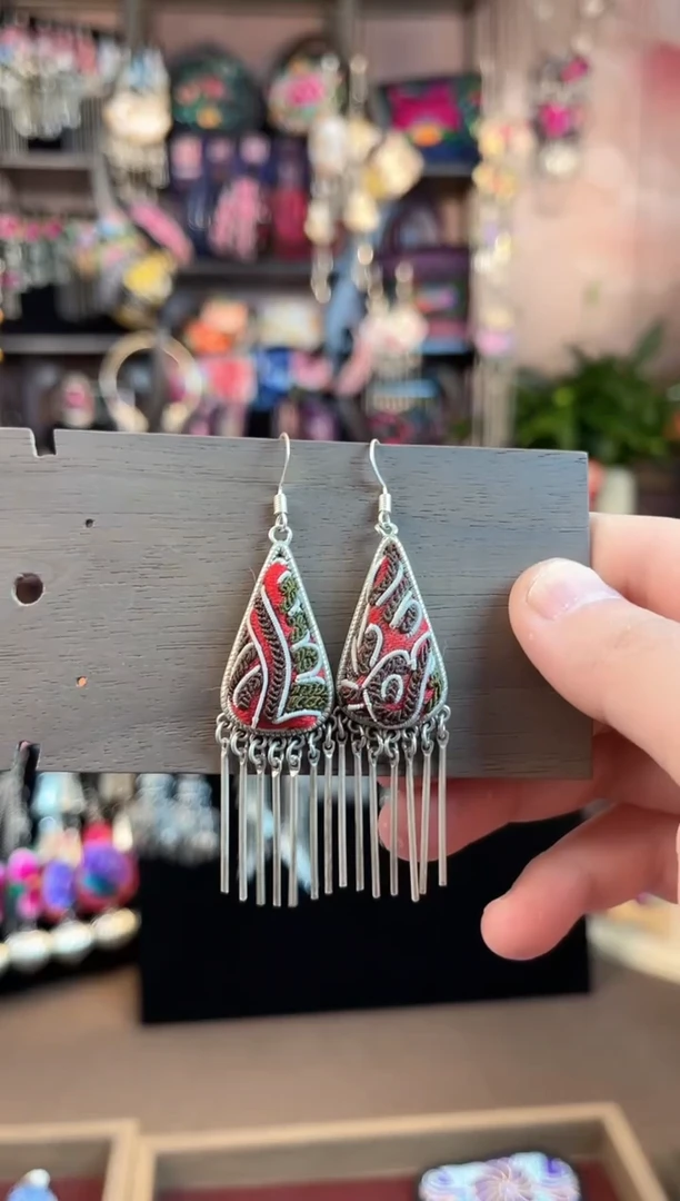 织绣 民族风手工非遗老绣饰品327