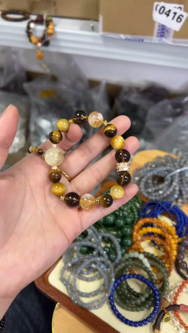 【闪购商品】水晶戒指未镶嵌大金霸多宝水晶款手链