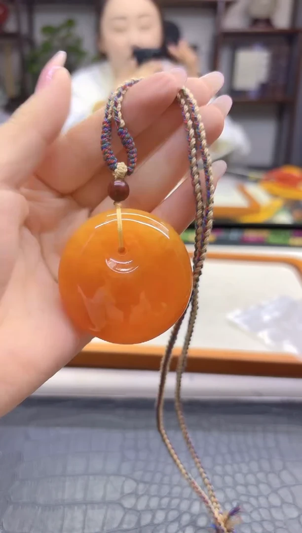 蜜蜡颈饰未镶嵌DIY款M796