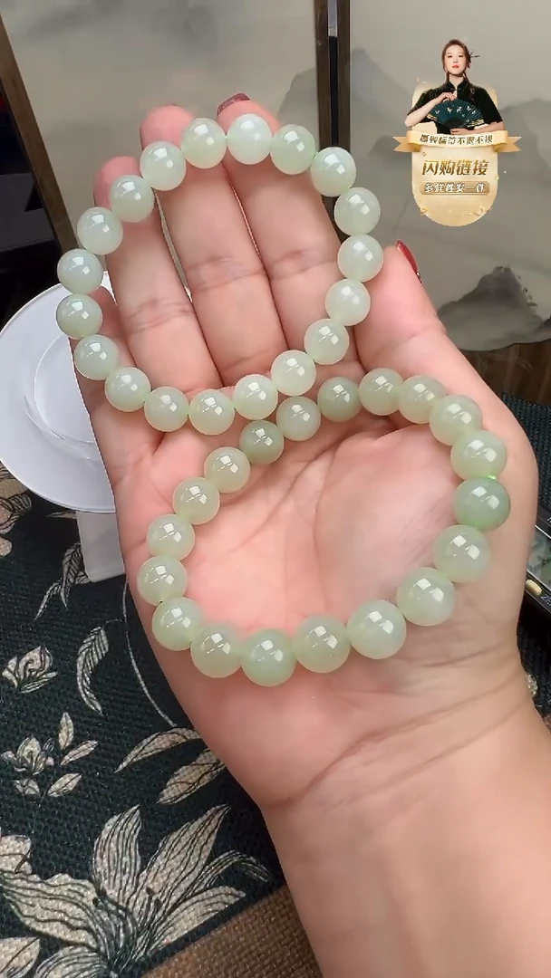 未镶嵌手串和田玉GF0920多样性发一