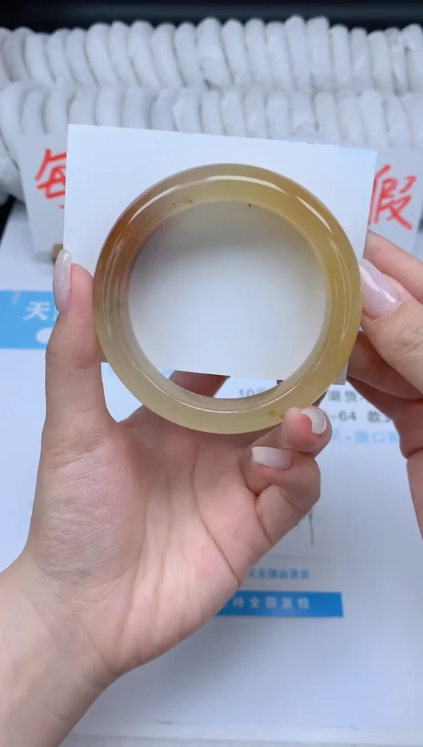 石英质玉手镯未镶嵌K163-58.9
