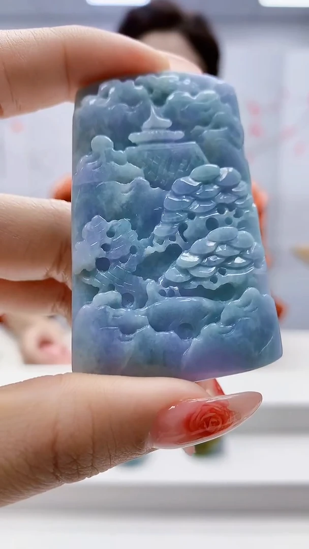 未镶嵌定制翡翠4829ty-毛货挂件137