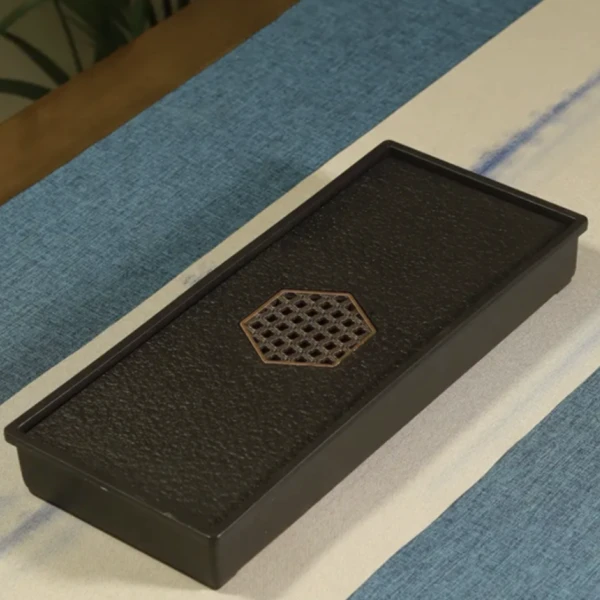 C372-乌金石长方茶盘