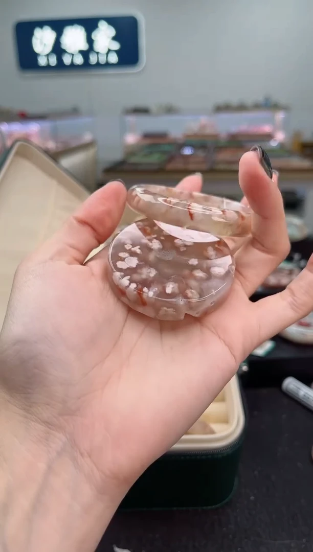 石英质玉手镯未镶嵌54圈口（赠品镯心）611904