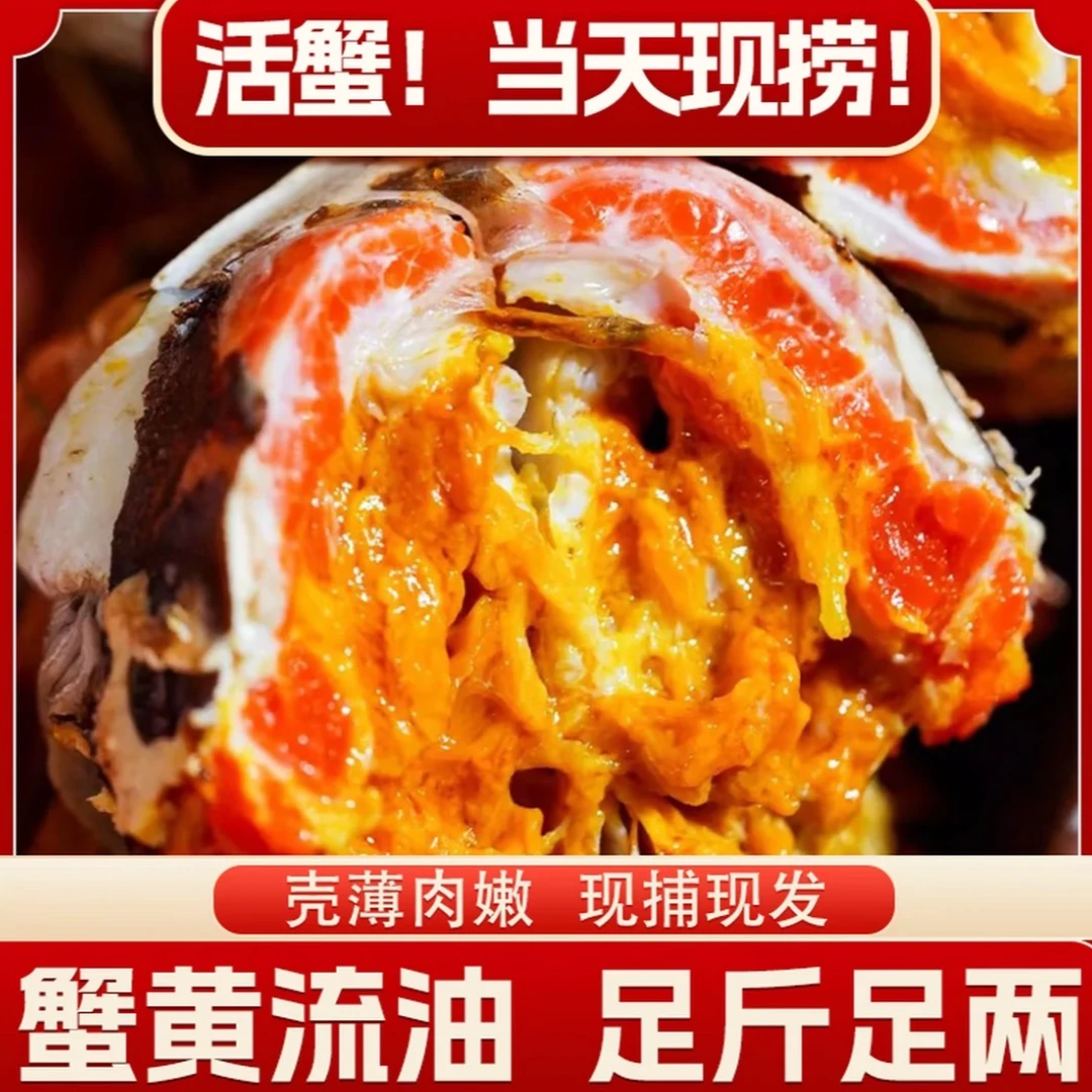【活蟹】江苏大闸蟹公蟹3.5两+母蟹2.5两4对8只送2只