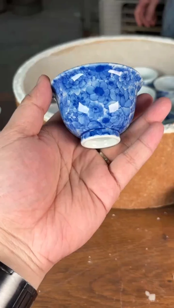 杯看山柴窑青花看山柴窑青花
