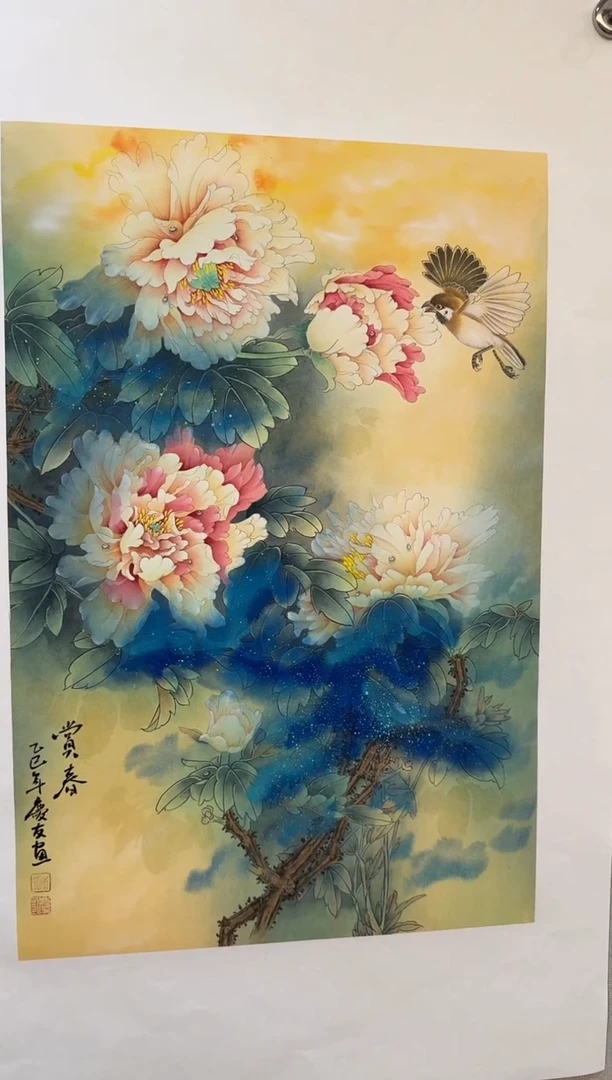 国画国画L 国画李庆友大易美术馆本人作品6