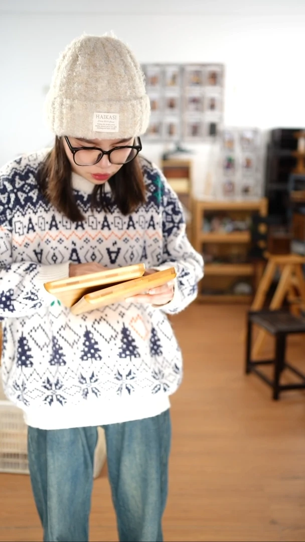 竹原色托盘042有瑕疵