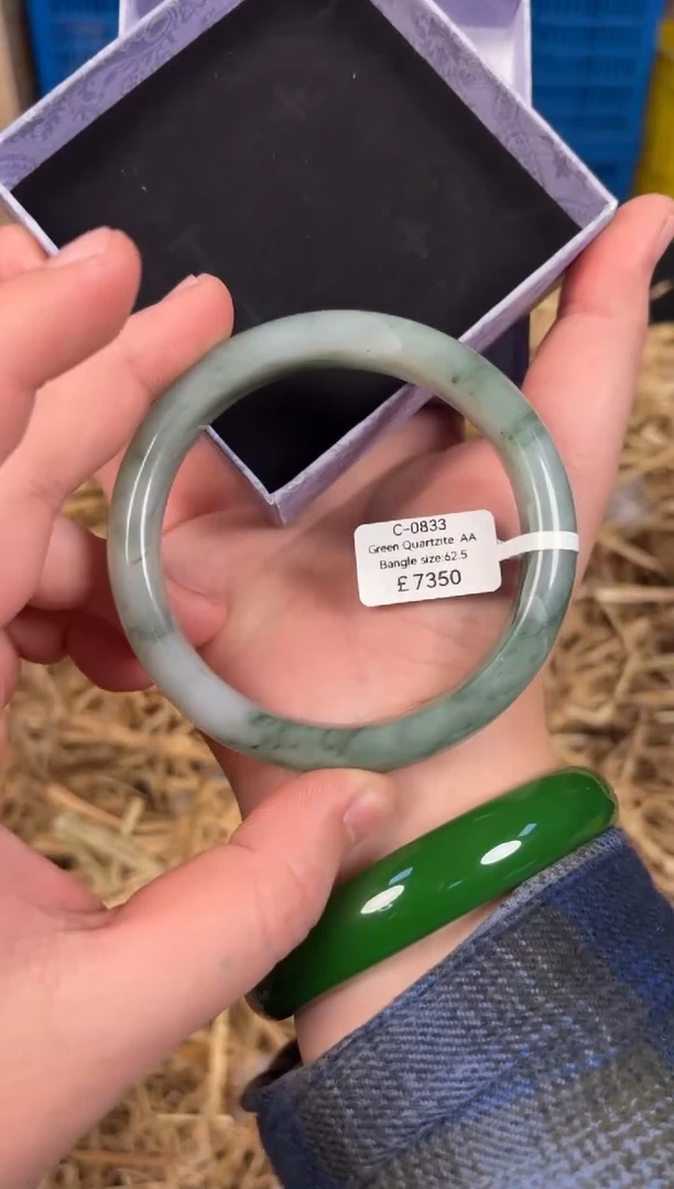 未镶嵌手镯石英质玉C0833