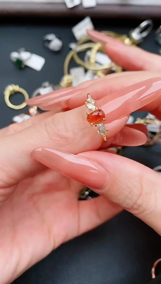 翡翠戒指银S925镶嵌....