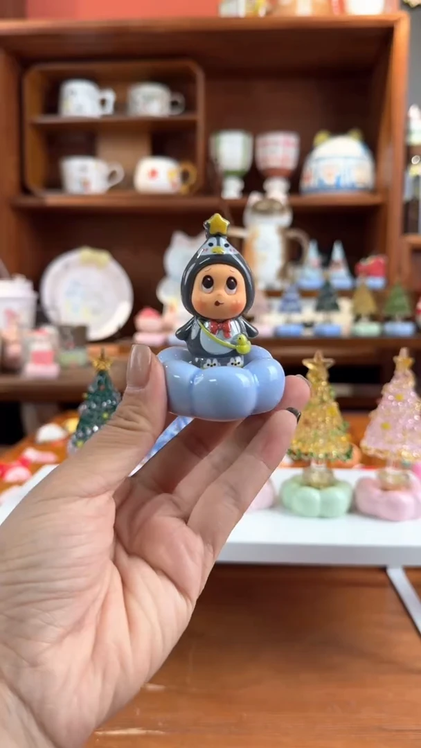 摆件陶虫*星星-小企鹅