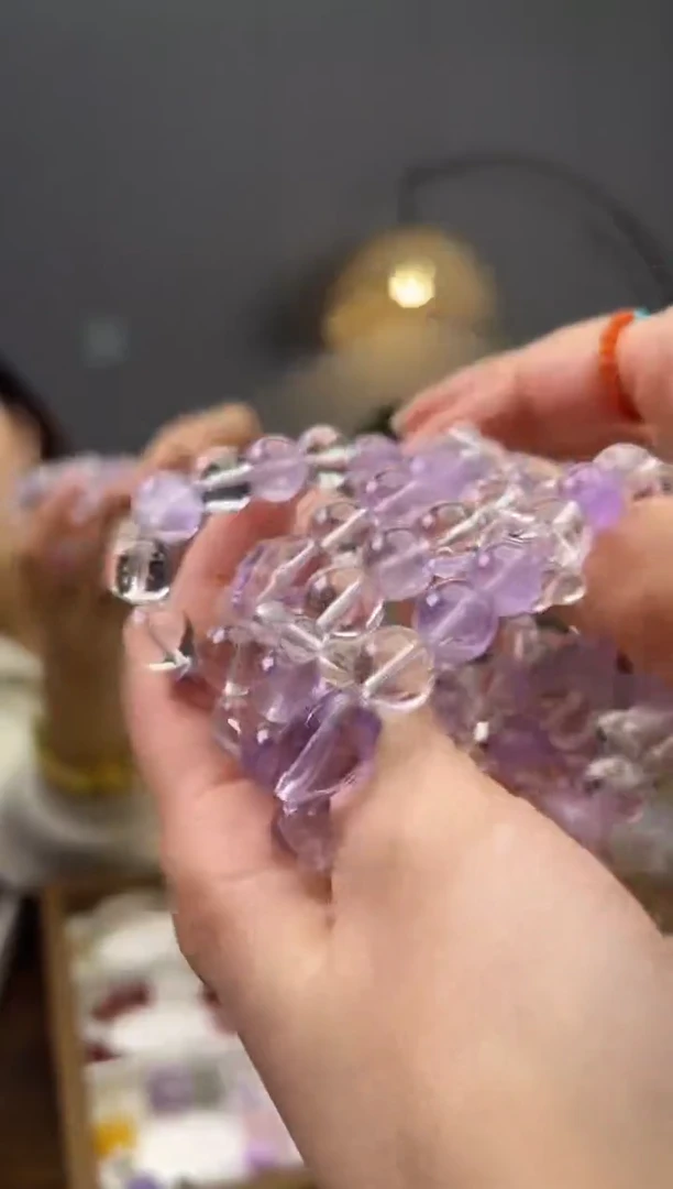 【闪购商品】水晶手链合金紫水晶