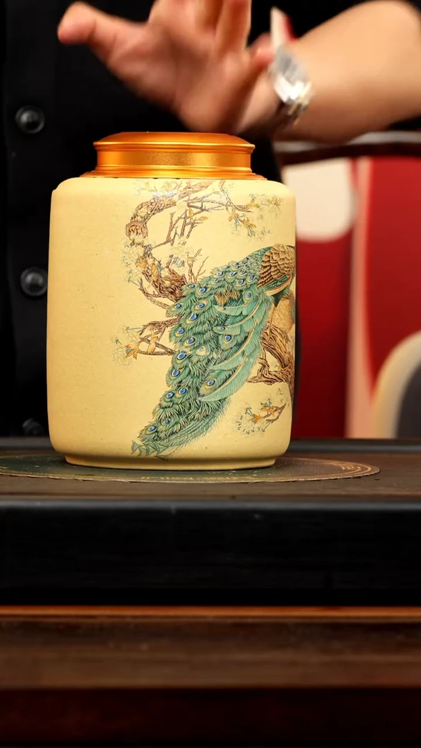 【闪购商品】紫砂茶壶顽壶紫砂精选茶叶罐