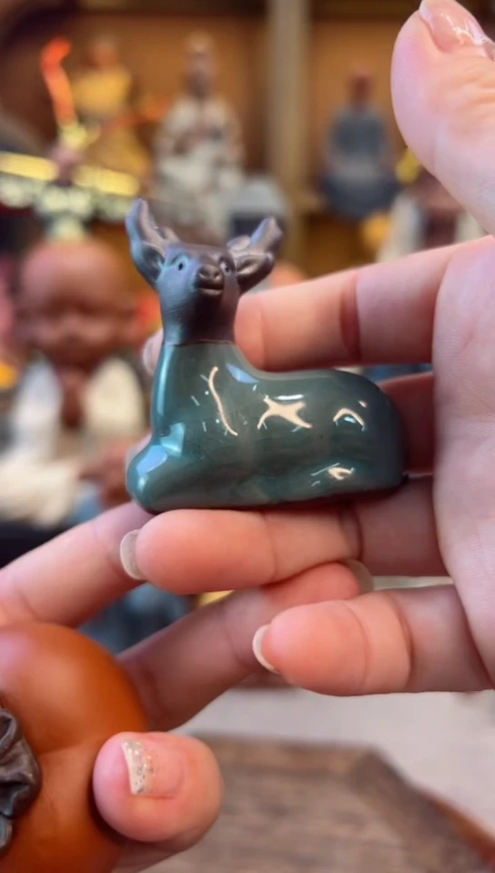 紫砂茶宠器闵茶宠摆件