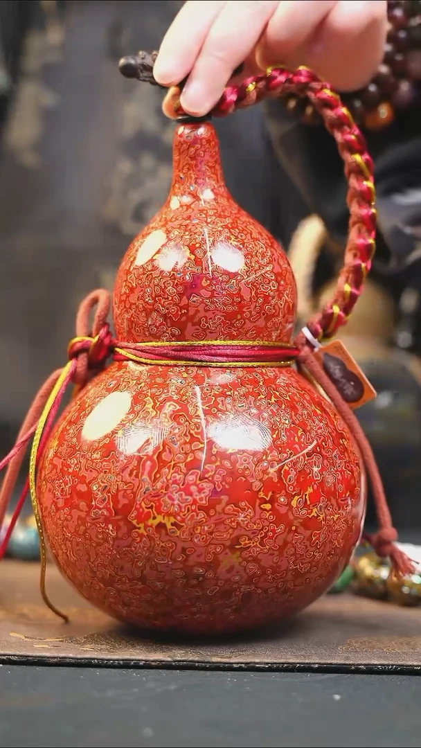 【闪购商品】YF174漆艺酒葫芦不包手串及旋转底座