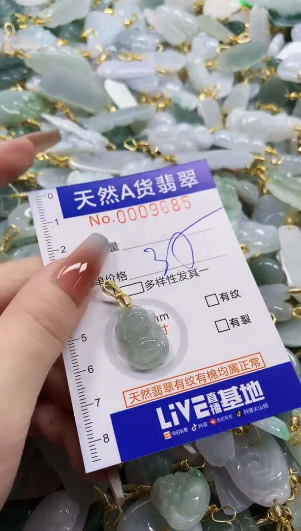 颈饰未镶嵌翡翠天然A货翡翠