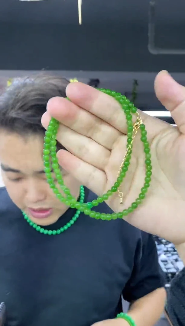 颈饰未镶嵌和田玉多样性发其一颜色微差