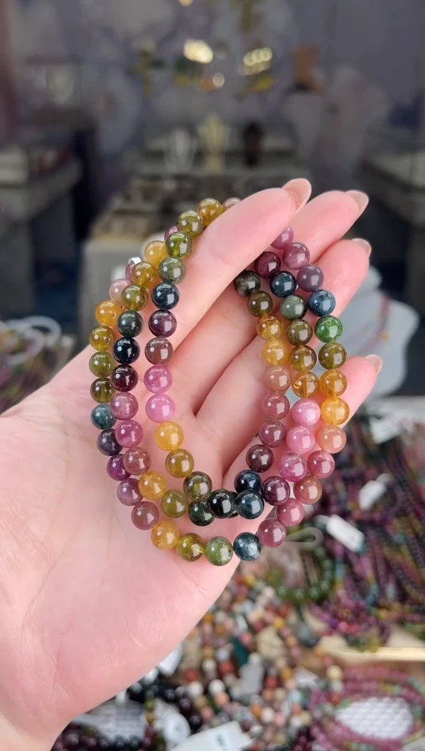 【闪购商品】碧玺/未镶嵌6mm+碧玺多圈多样性发货