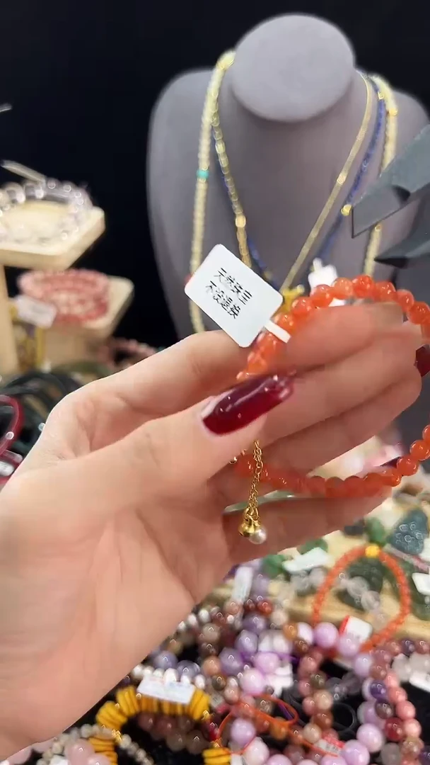 【闪购商品】南红玛瑙手链银S925镶嵌手串