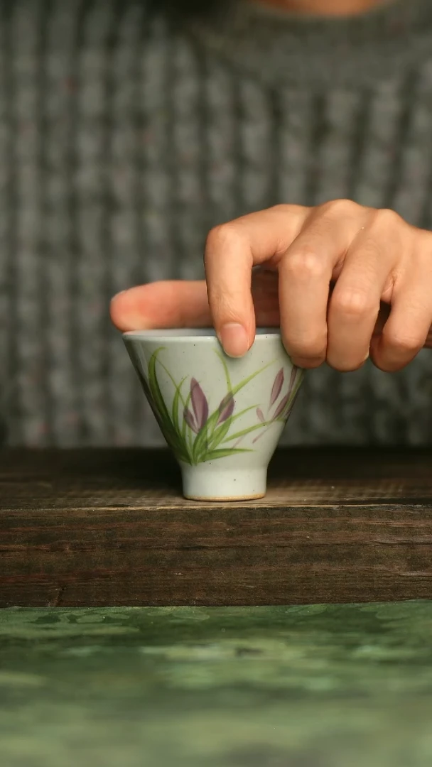 瓷器青诗集手工手绘瓷器