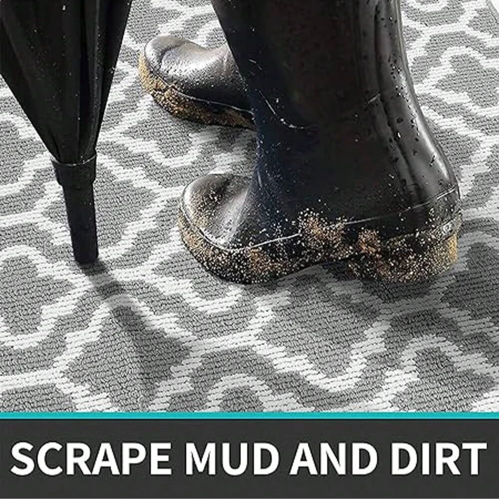 双冠花高级感耐磨复古轻奢现代风欧式简约家用卧室厨房玄关地毯