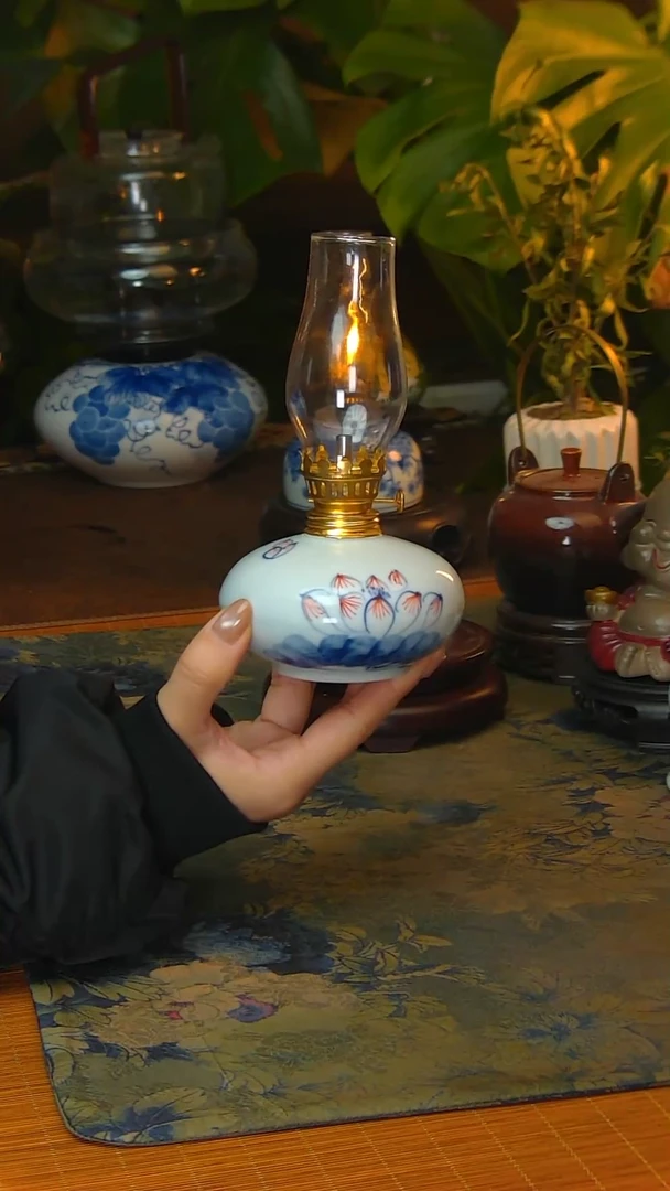 【闪购商品】景德镇陶瓷手工灯摆件