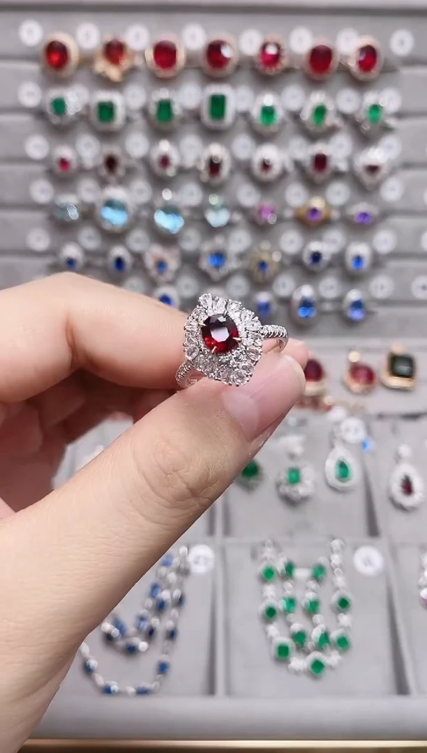 【闪购商品】红宝石18K金戒指18K金镶嵌·