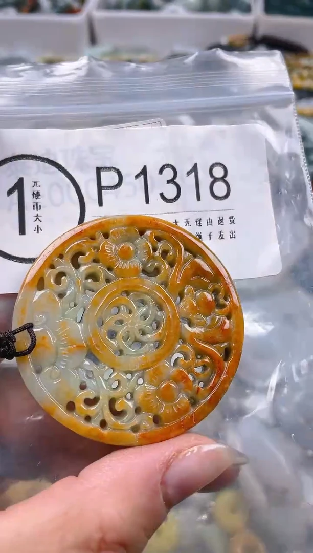 【闪购商品】翡翠颈饰未镶嵌/P/翡翠A货一图一物